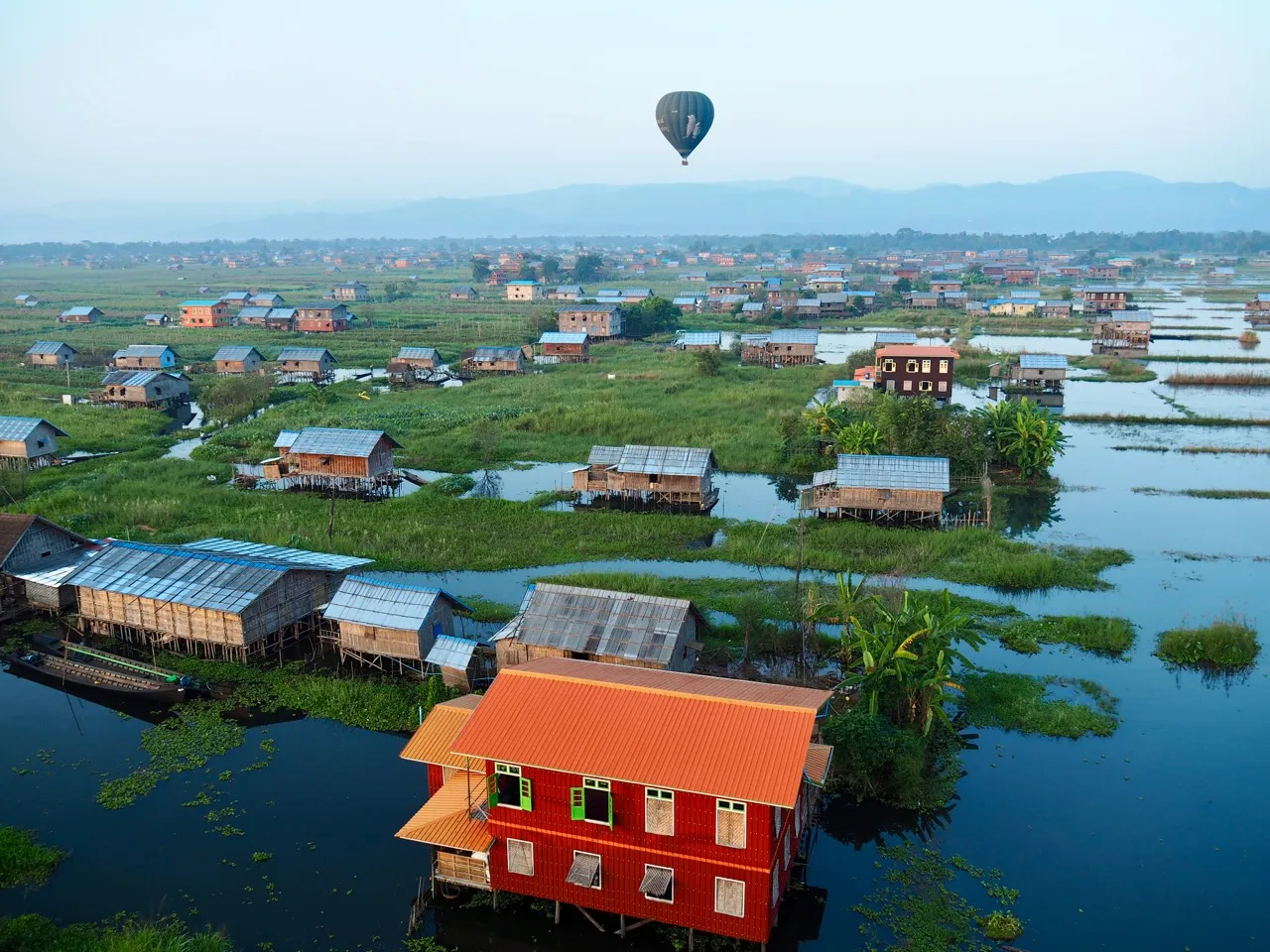 Inle lake View from Above