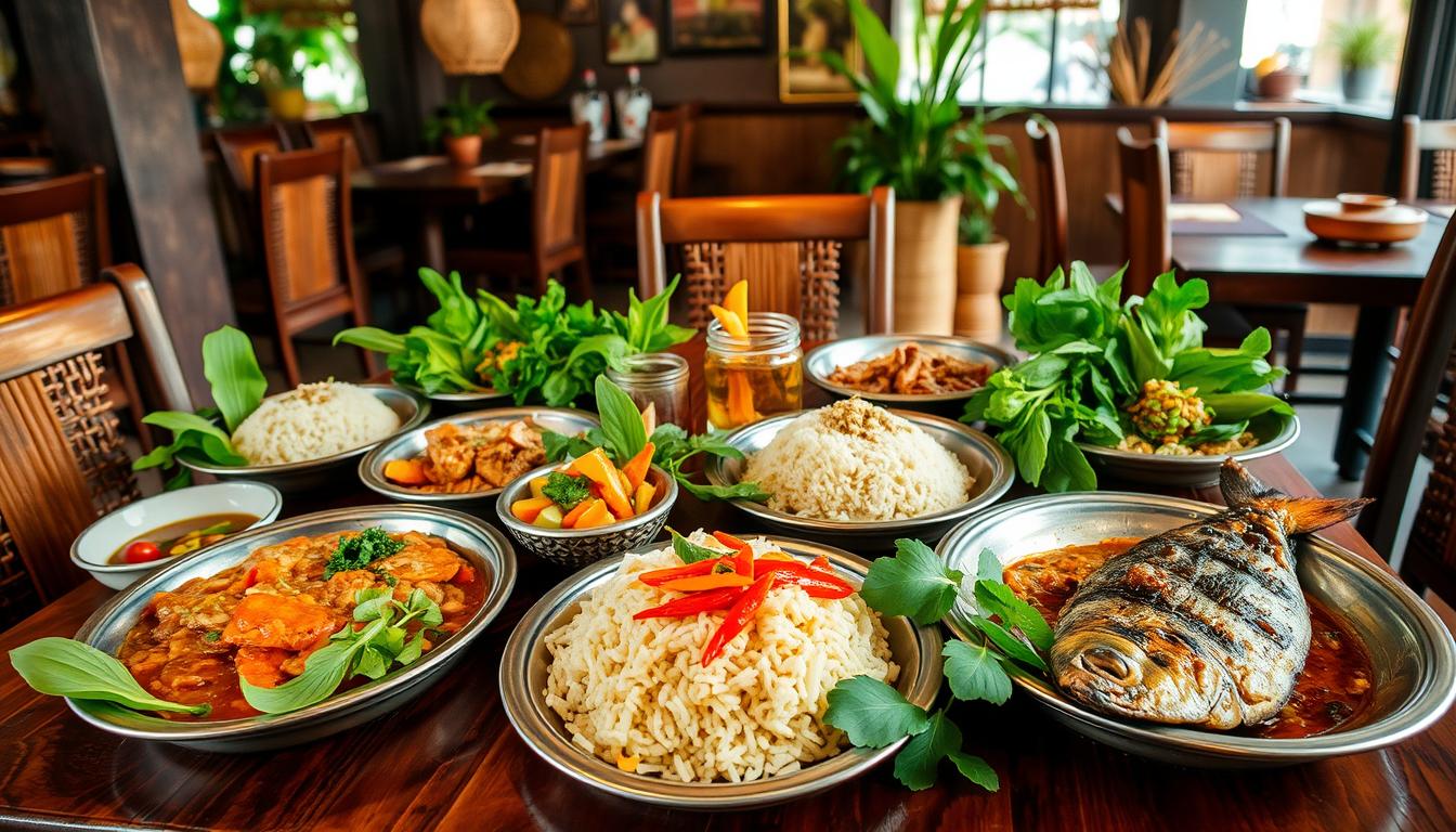 Laos traditional Foods