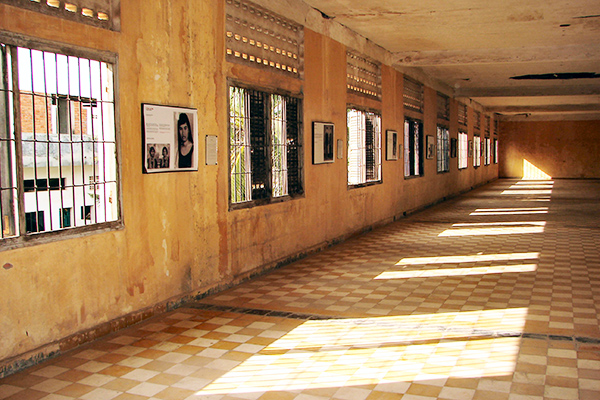 Inside Toul Sleng Genocide Museum