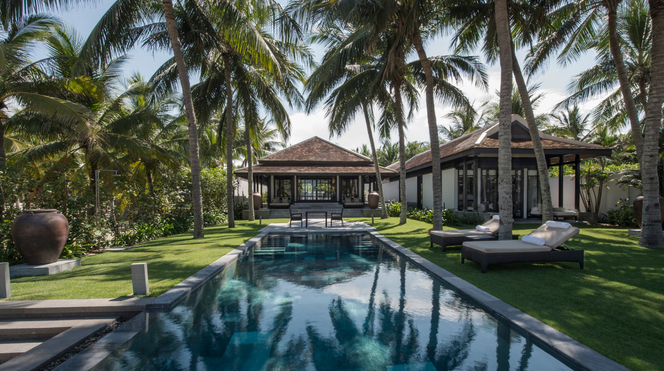 Four Seasons Resort The Nam Hai offers an escape with private villas in Quang Nam Province. Photo courtesy of Four Seasons Resort The Nam Hai