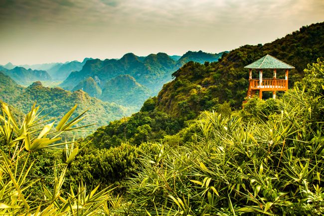 Ngu Lam Peak, the end point of a popular Cat Ba hiking trail (Shutterstock)